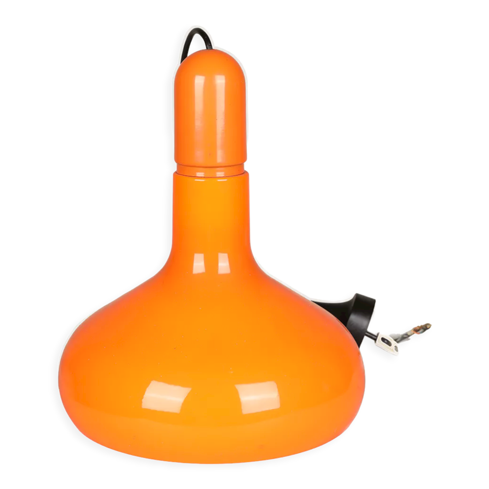 5 orange suspensions by Staff Germany 1970s