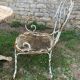 Lot of 2 garden chairs