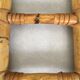 Mirror with 60s rattan pater