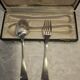 Duo fourchette cuiller christofle