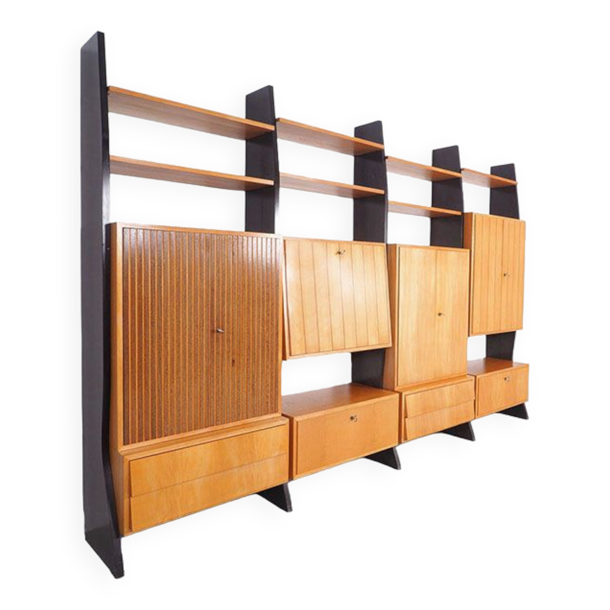 Modular wall system Idea Möbel, Erich Stratmann 1950s