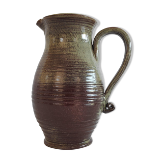 Vintage stoneware pitcher Domjean