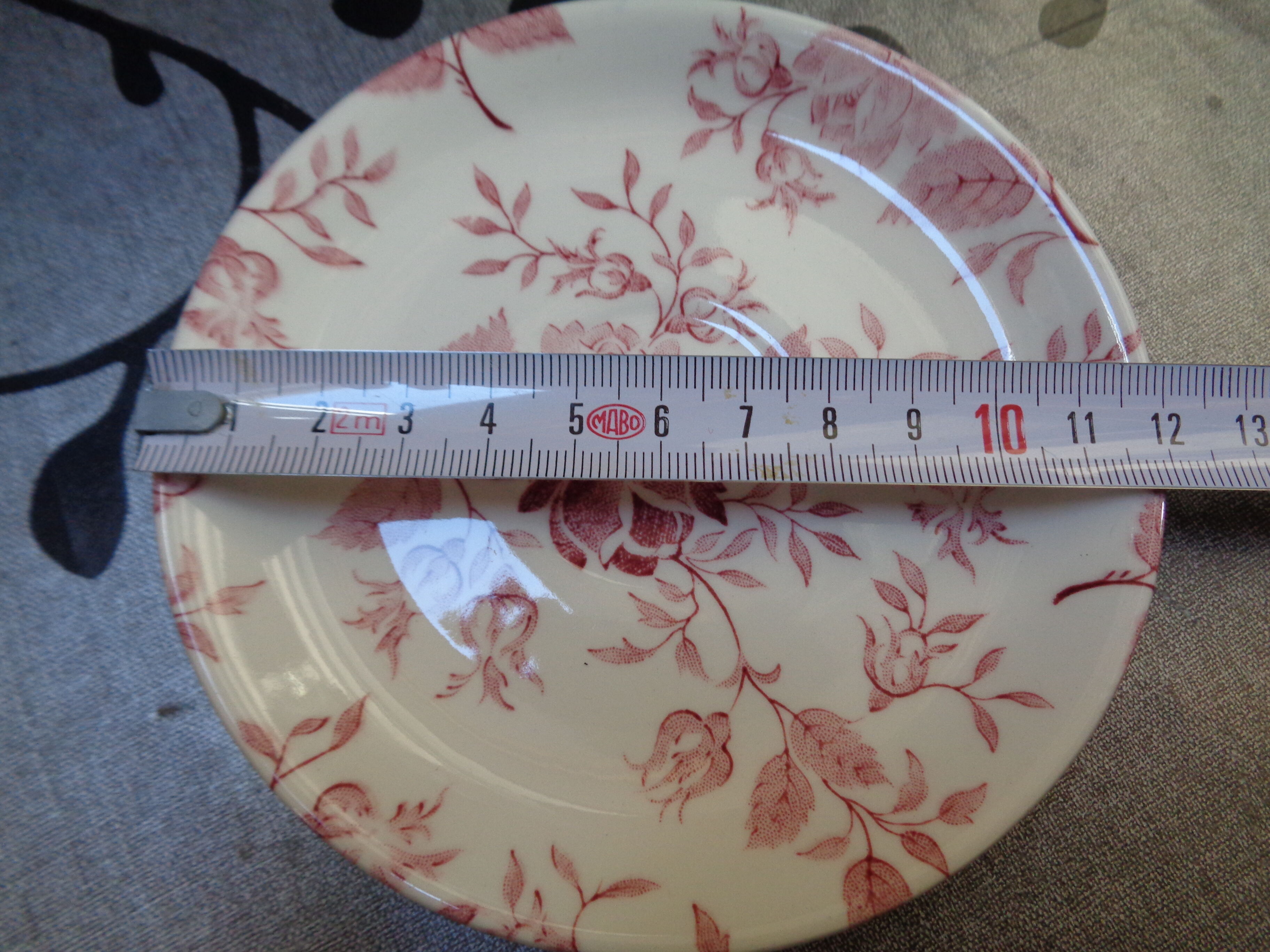 Raviers et assiette England Ironstone Made in England