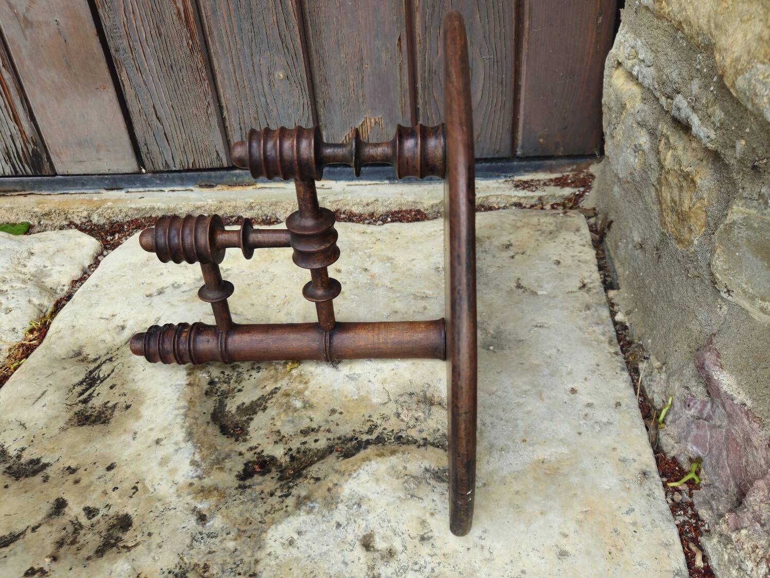 Turned wooden stand 1900