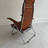 Authentic vintage reclining armchair