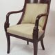Fauteuil gondole empire acctoirs dauphin