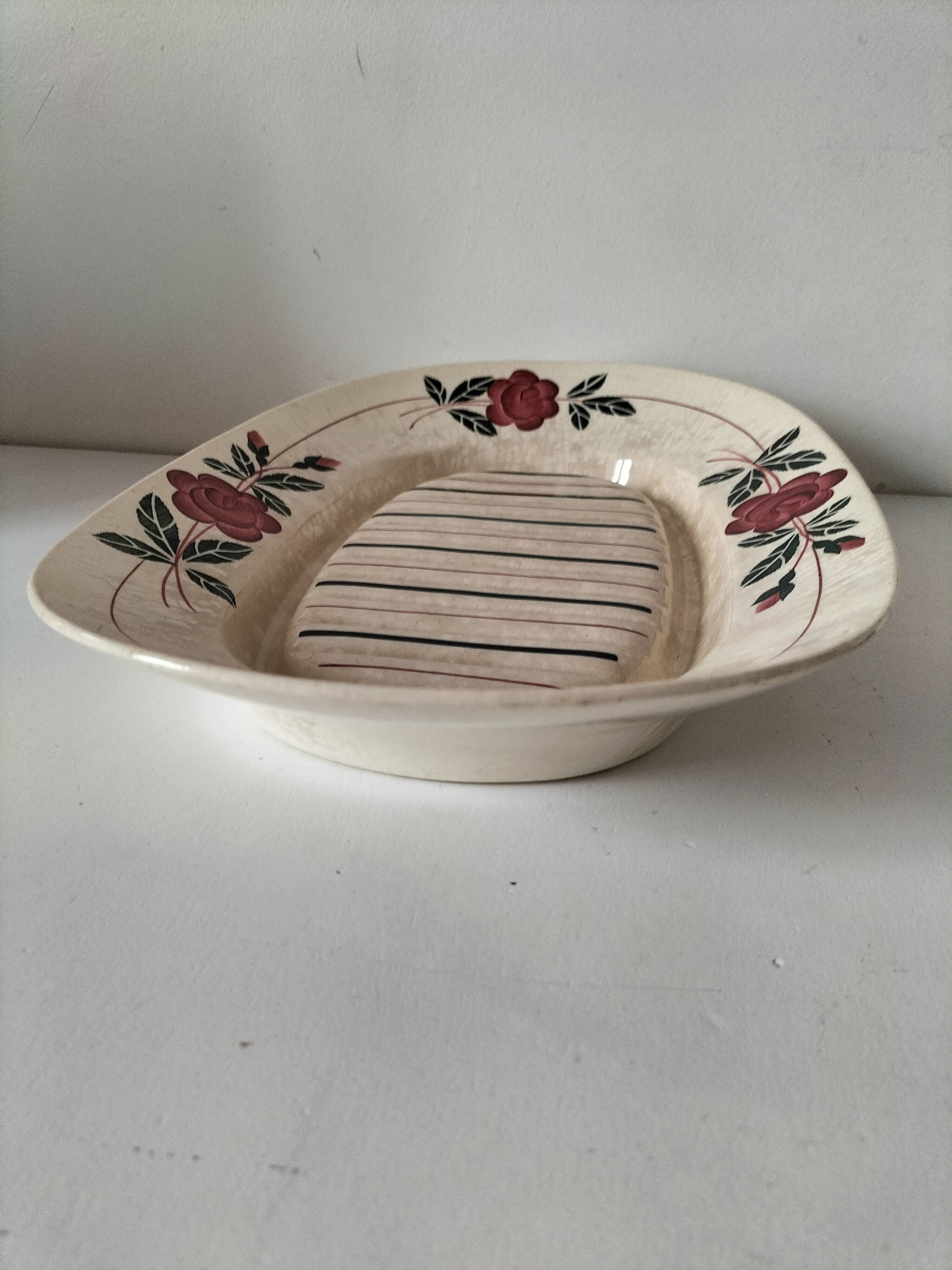 Asparagus dish HBC (Hippolyte Boulenger & Cie), 1920-1955