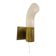 Brass and Pulegoso Glass Wall Lamp attributed to Aldo Nason for Mazzega 1960s