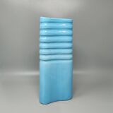 1960s Blue Vase in Laveno Ceramic. Made in Italy