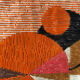 Tapisserie murale vintage .