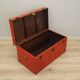 Red chest, Scandinavian design, 1950s