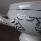Old soup bowl with its lid