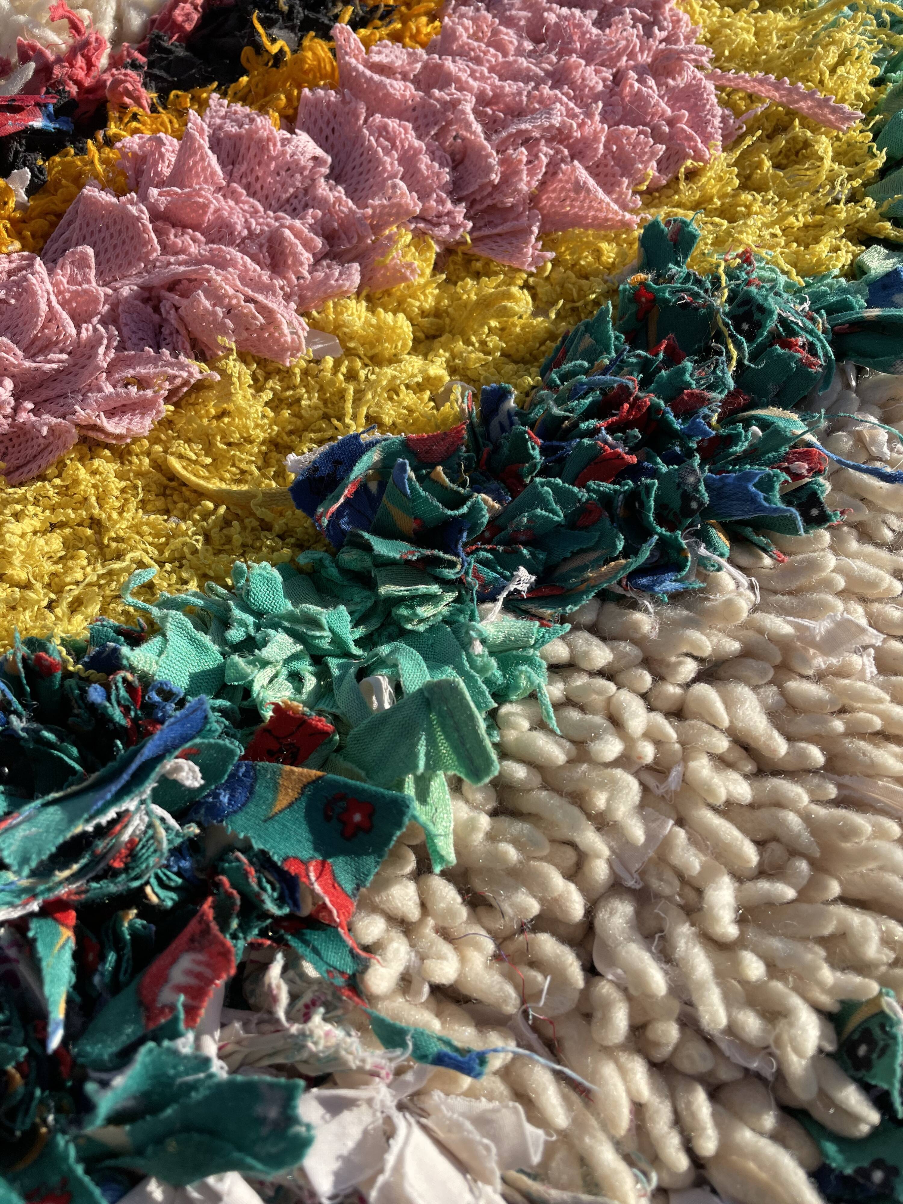 Vintage azilal berber carpet 80x145 cm