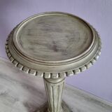 Louis XVI style column in lacquered wood
