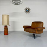 Vintage DE SEDE DS-31 brown leather armchair from the 1970s