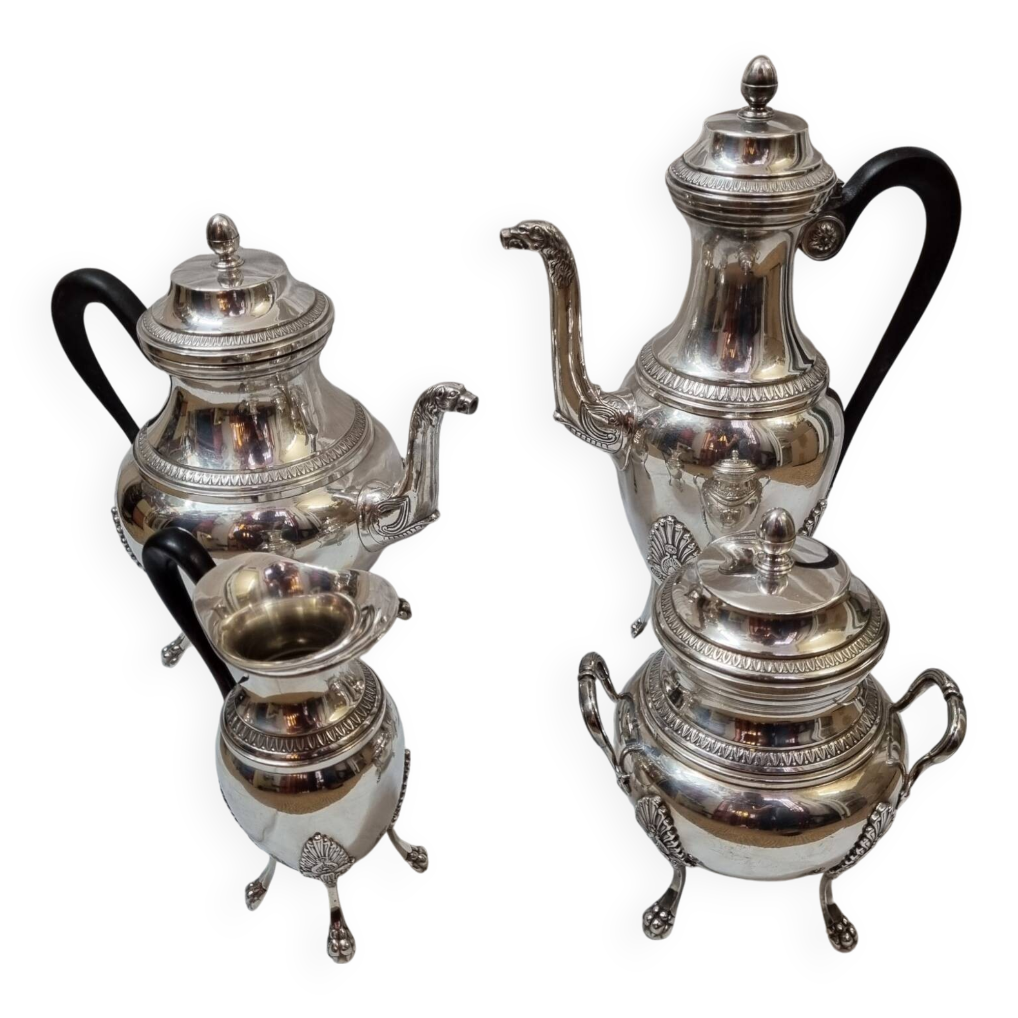 Silver Boulenger service, late 19th C.