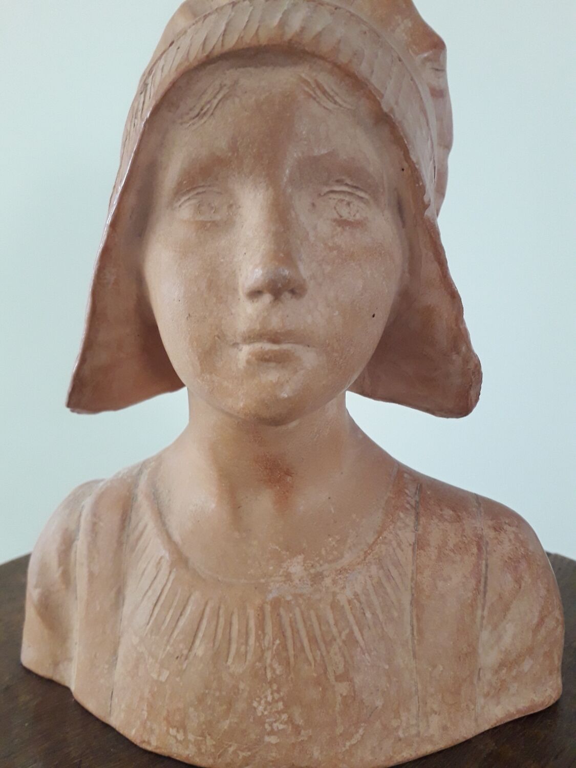 Young Breton statue of F Rozet