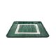 Hollywood regency malachite effect resin & brass tray, Italy 1970s