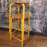 2 high metal workshop stools