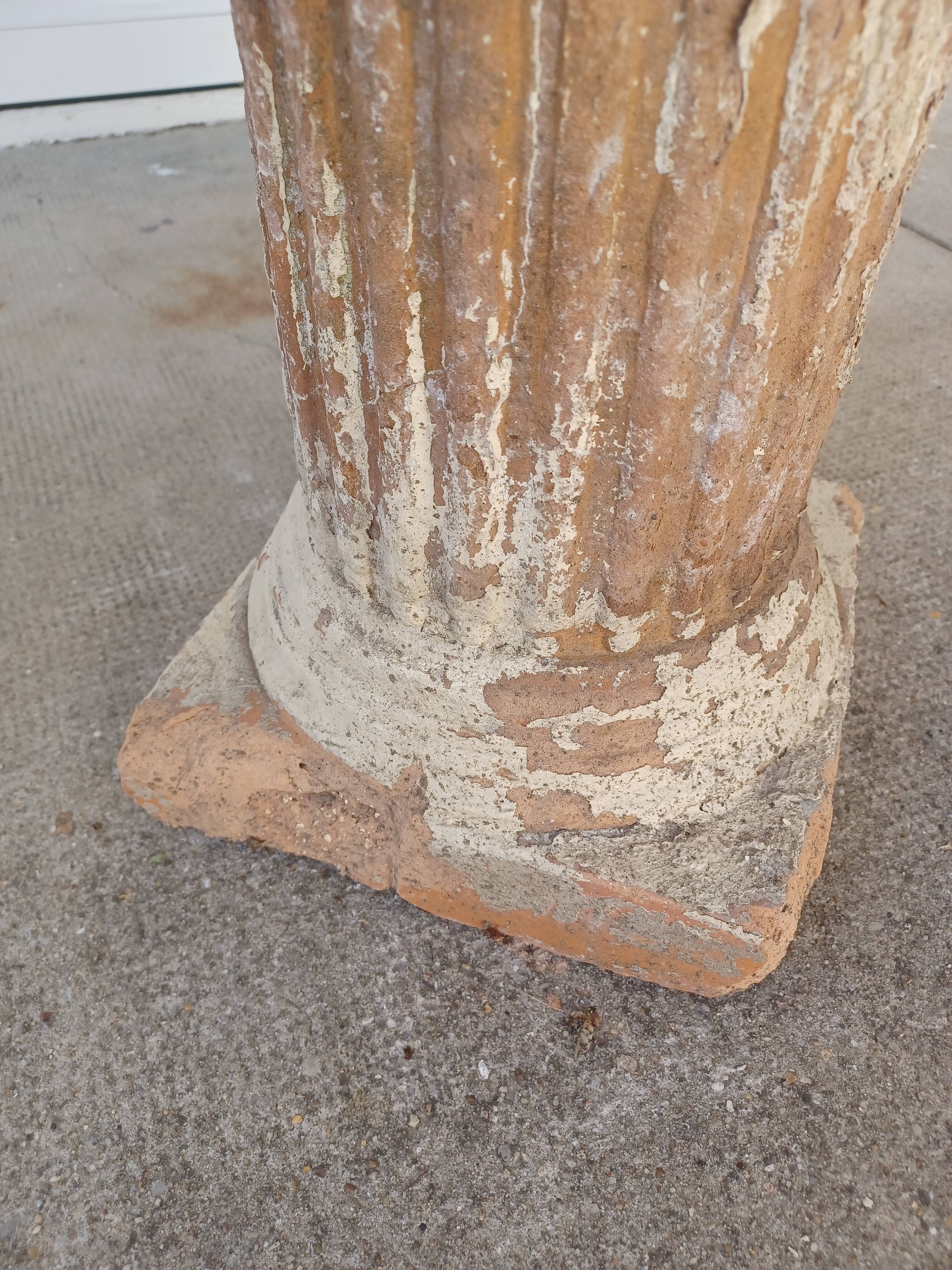 Jardinière pied colonne