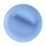 12 Saint Amand fish plates, Ocean model