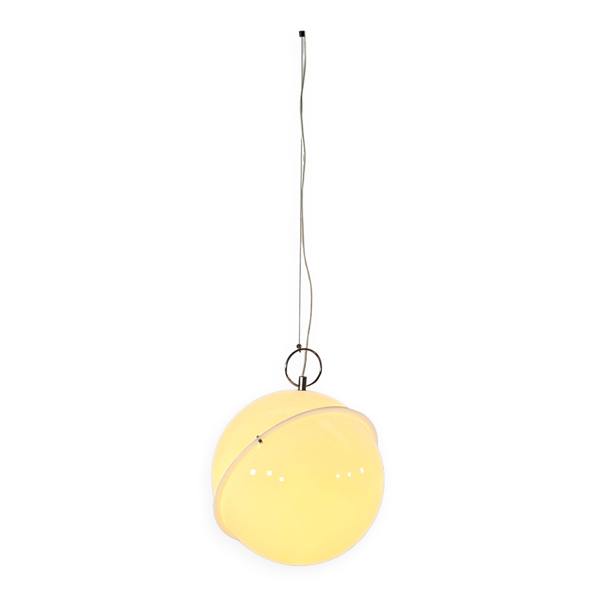 Suspension in the shape of a planet by Guzzini, 1970