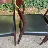 Suite of 4 rosewood chairs by Cor Botenbal for Fristho Franeker