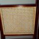 Folding wooden chairs and cannage