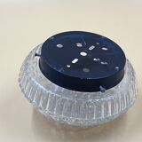 Vintage relief-moulded glass ceiling light