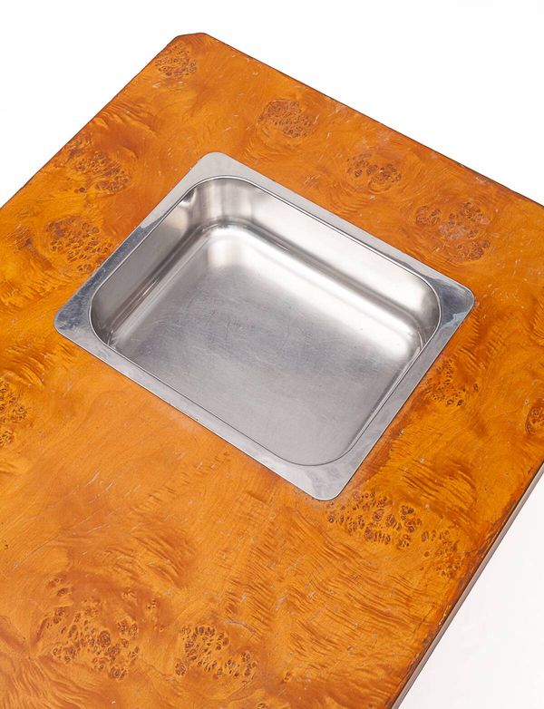 Table basse en loupe d'orme