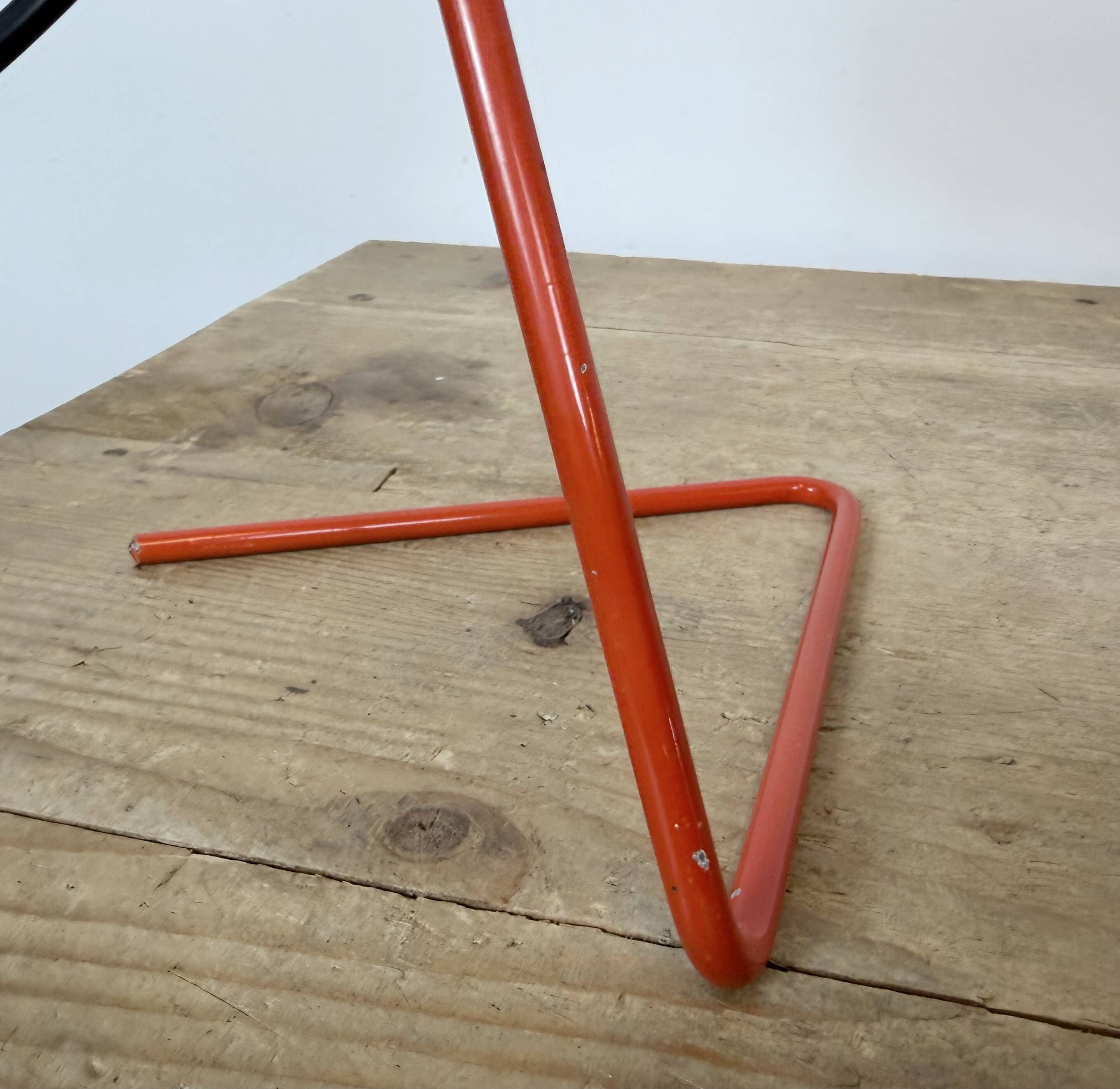 Vintage Red Table Lamp by Josef Hurka for Drupol, 1960s