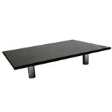 Large Black Coffee Table by B&B Italia / C&B Italia, 1980s