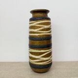 Set of 4 ceramic scheurich west Germany vases , 1970s