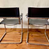 Beautiful set of (2) MG5 chairs by Matteo Grassi