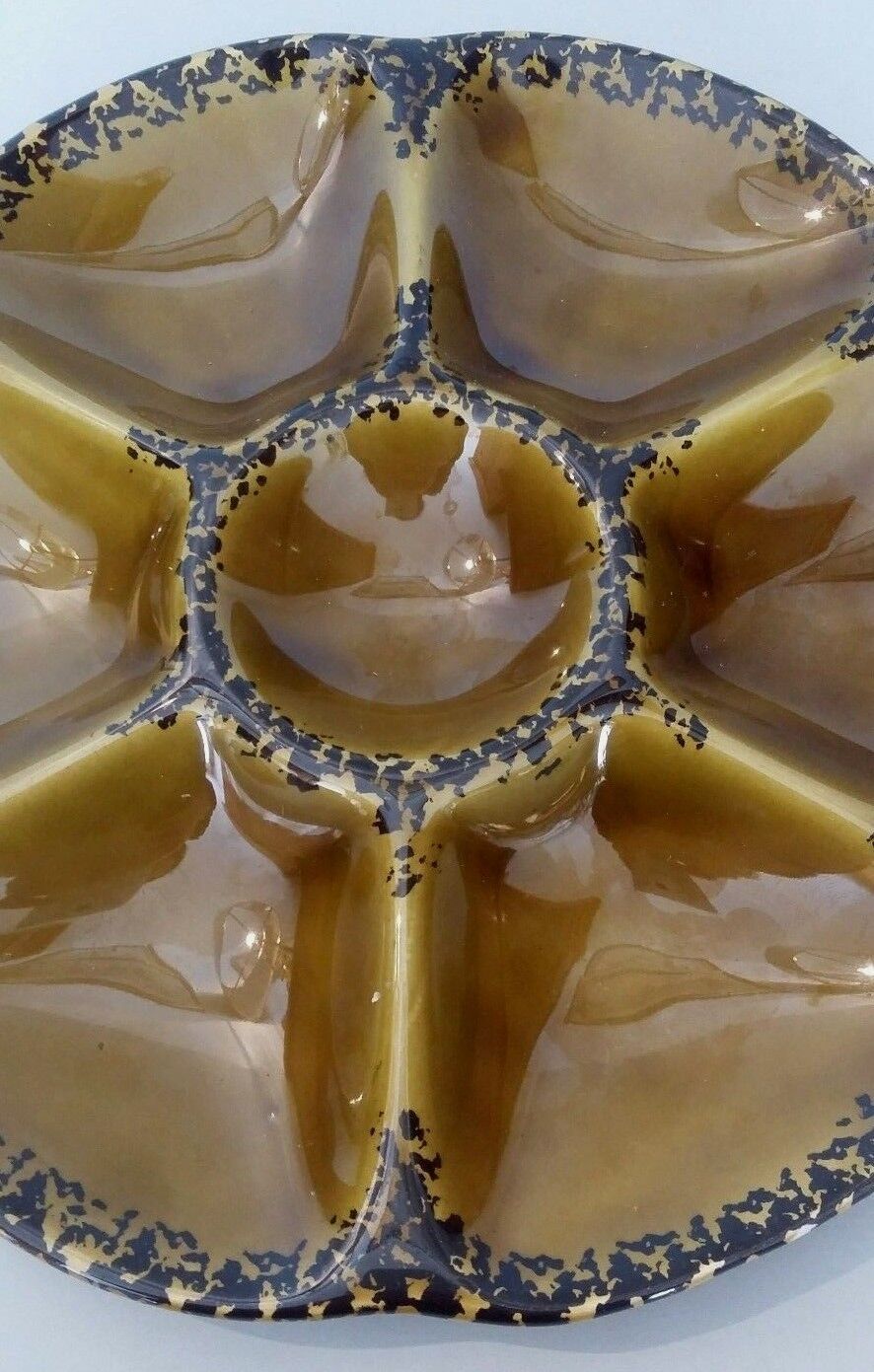 Gien earthenware oyster plate