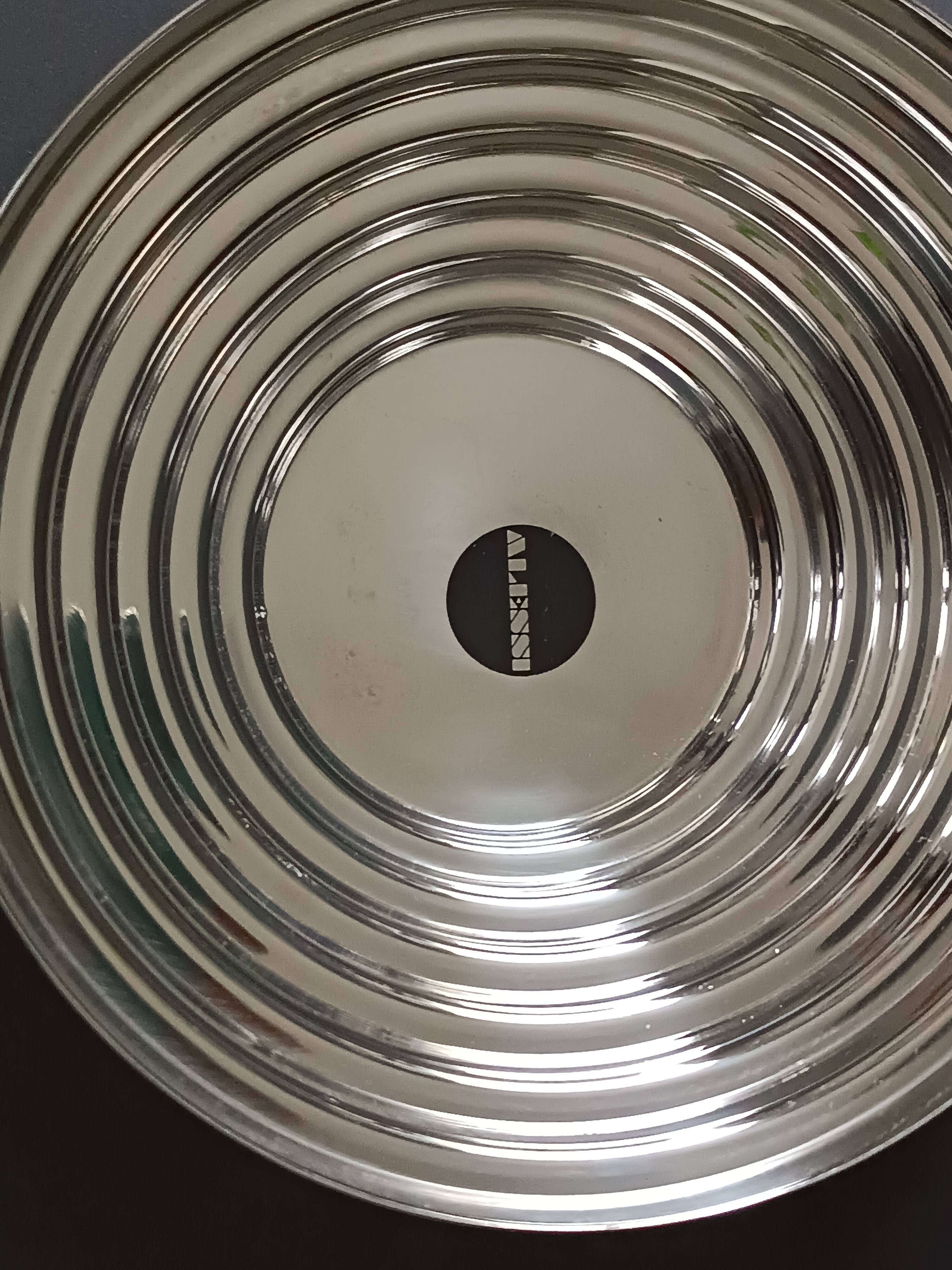 Corbeille Maya vintage par Giulio Confalonieri pour Alessi