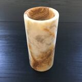 Onyx scroll vase