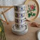 Set of 4 Villeroy & Boch cups and saucers - vintage
