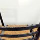 Mid-Century Dining Ladder Chairs with Rush Seats, 1960s, Set of 4