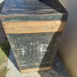 Black wooden trunk