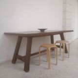 Brutalist style dining table