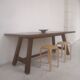 Brutalist style dining table