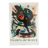 Affiche lithographie originale des ateliers Mourlot Paris "Miro - Pasadena Art Museum"