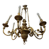Lustre en bronze doré