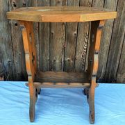Wooden service foot heart shape
