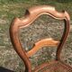 Suite de 6 chaises cannées Louis Philippe