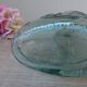 Vintage Italian glass fish bottle 75 cl, seaside decor 1970.