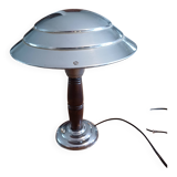 Jumo Aluminum and Wood Lamp