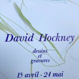 David Hockney lithograph portrait of Jacques de Bascher 1975