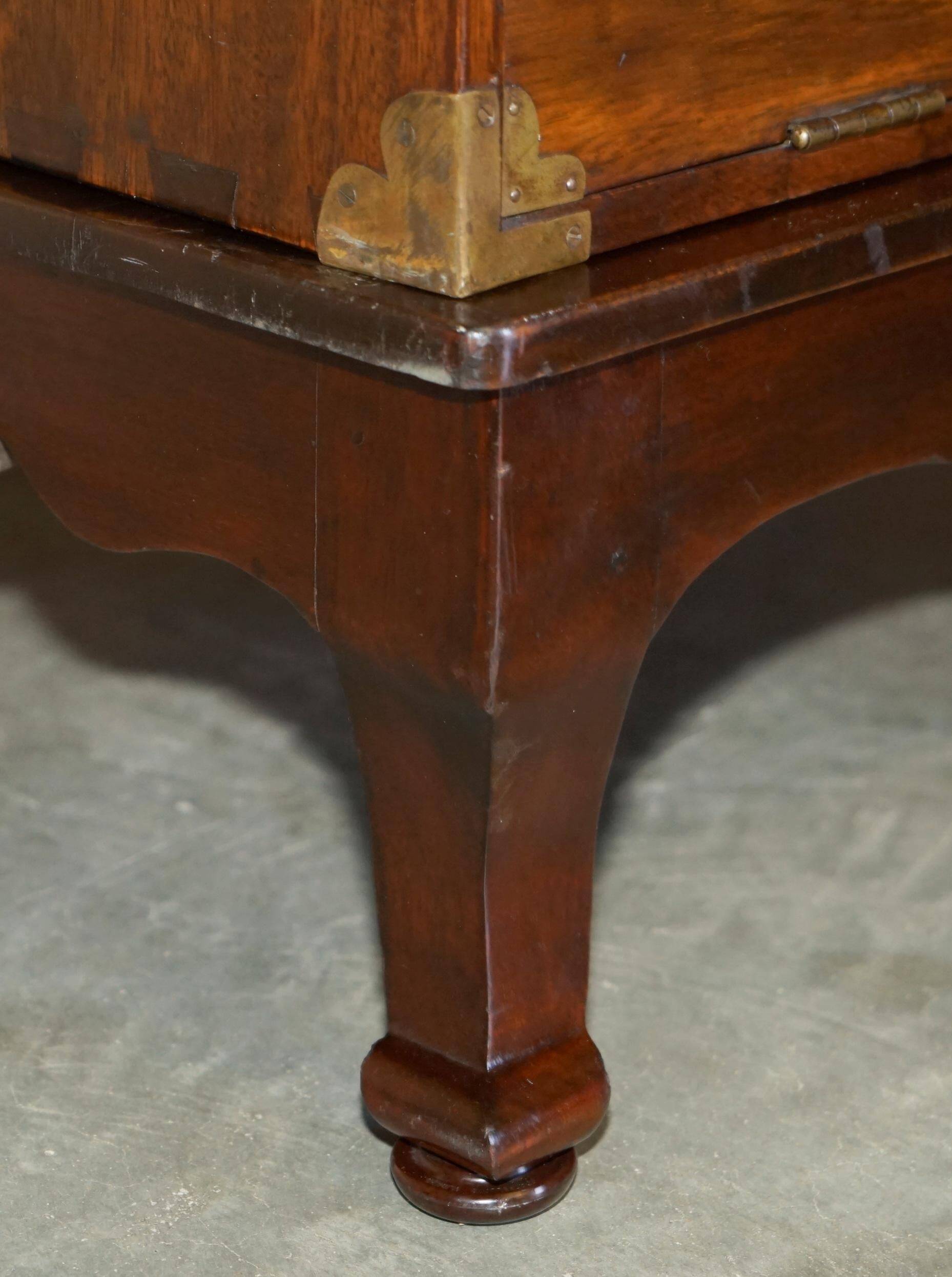 Four stackable Chinese campaign chests, circa 1880.